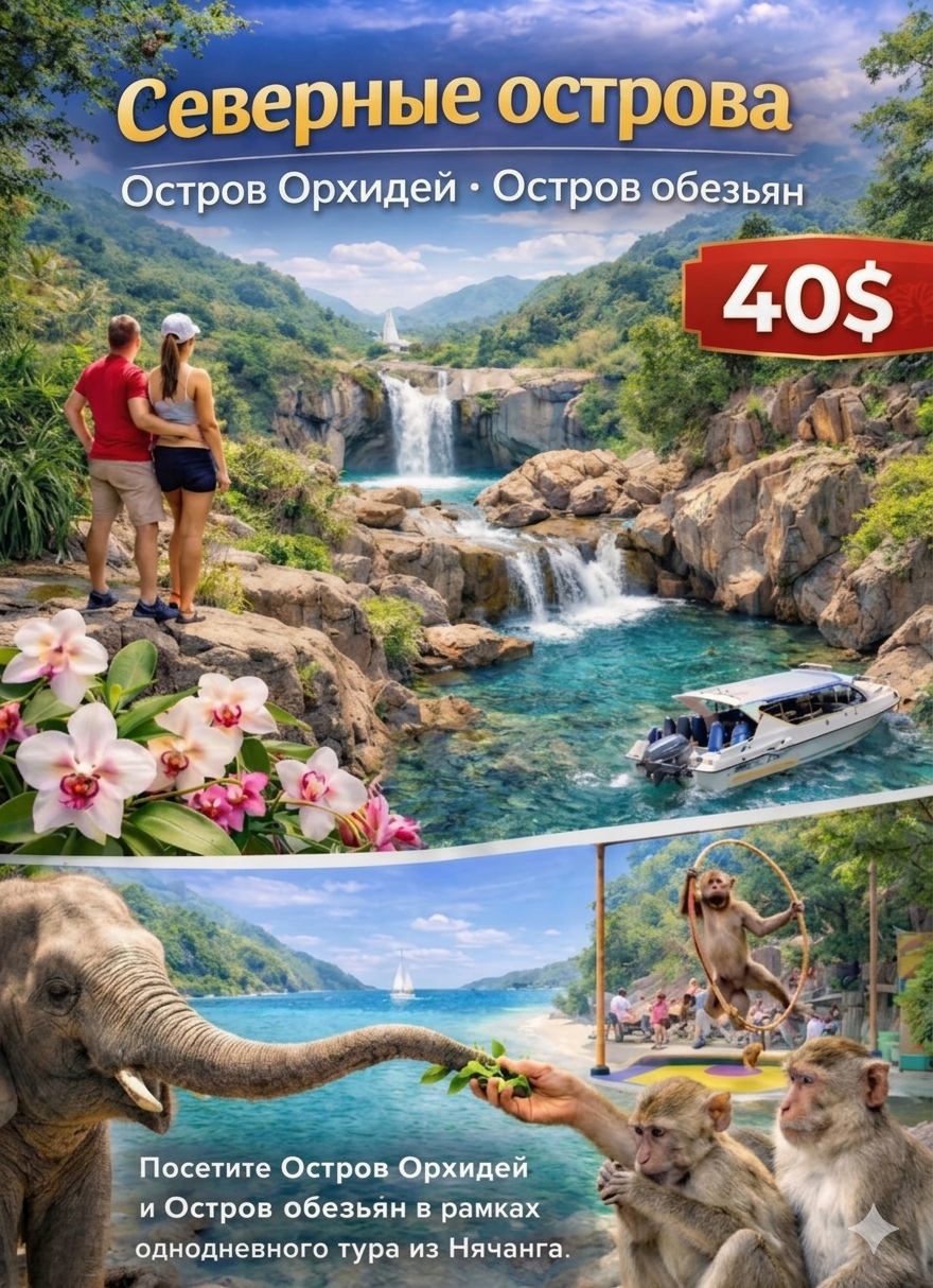 🌺 Северные острова: Остров Орхидей и Остров Обезьян 🌺 Северные острова: Остров Орхидей и Остров Обезьян